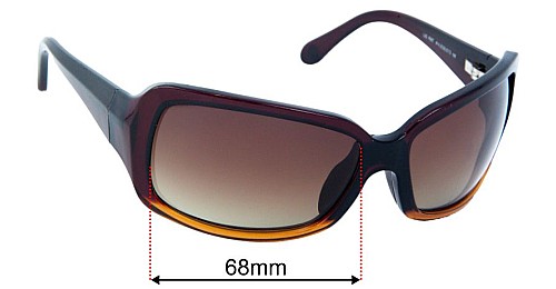 Maui Jim MJ201 Kai 68mm Replacement Lenses